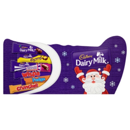 Picture of Christmas Cad Selection Box Stocking 194g x8